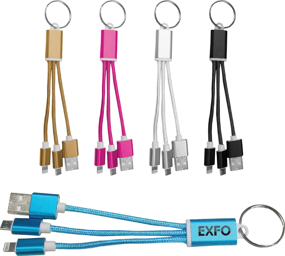 3 in 1 USB Adapter Charging Cable