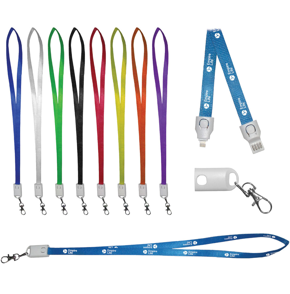 Lanyard 3 in 1 USB Adapter Charging Cable