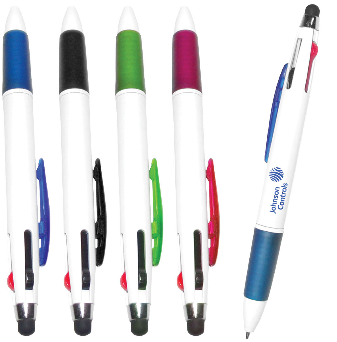 3 in 1 Multi-Colors Stylus Pen