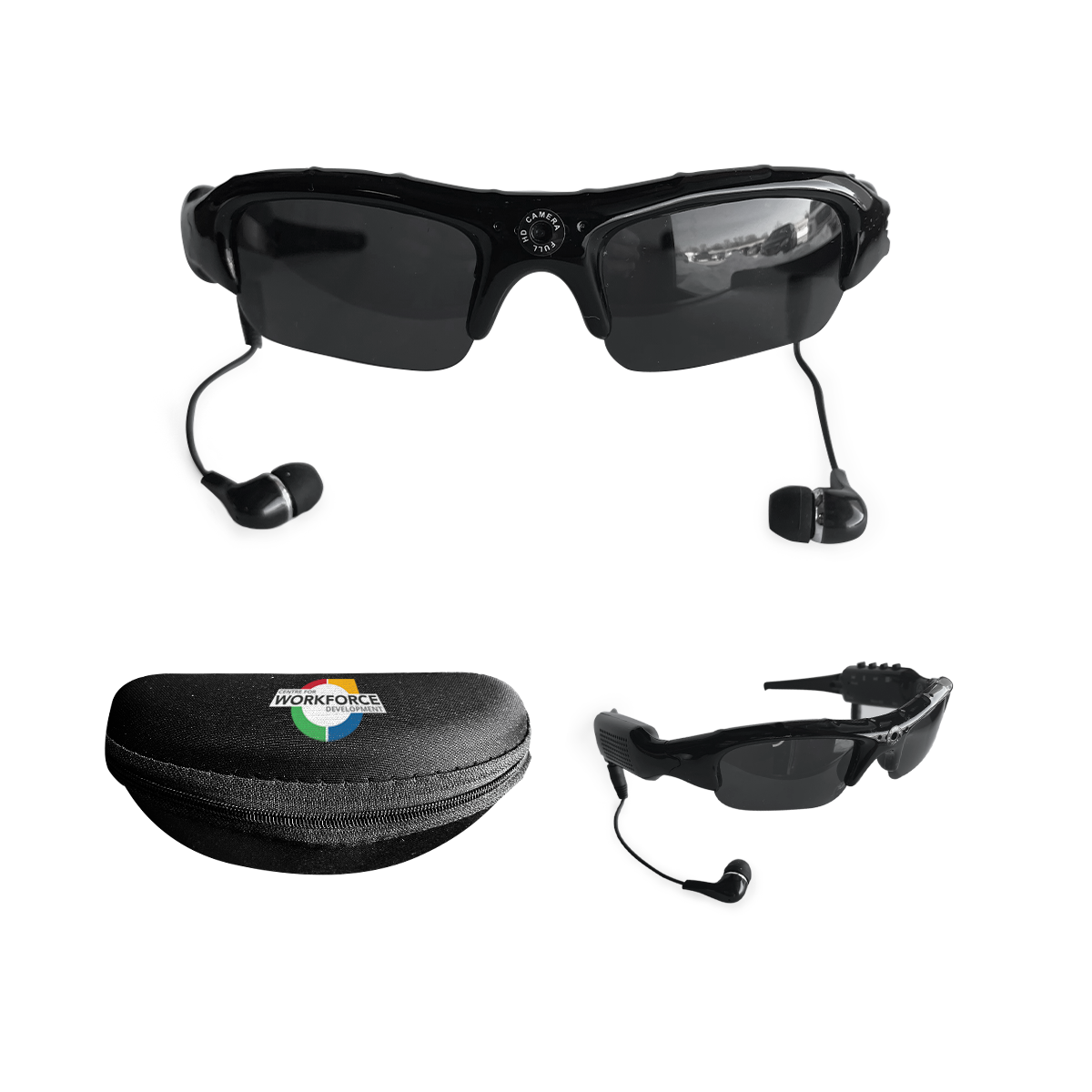 Sunglasses with HD Recorder and Headset